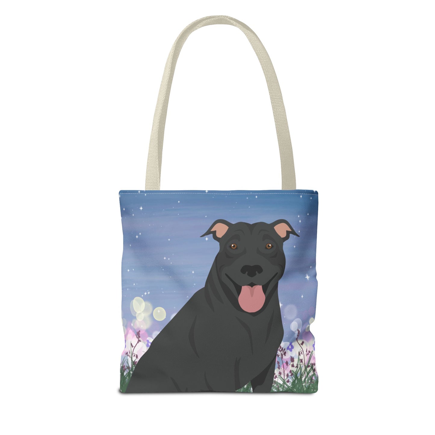 Pit Bull Dog Tote Bag 13x13