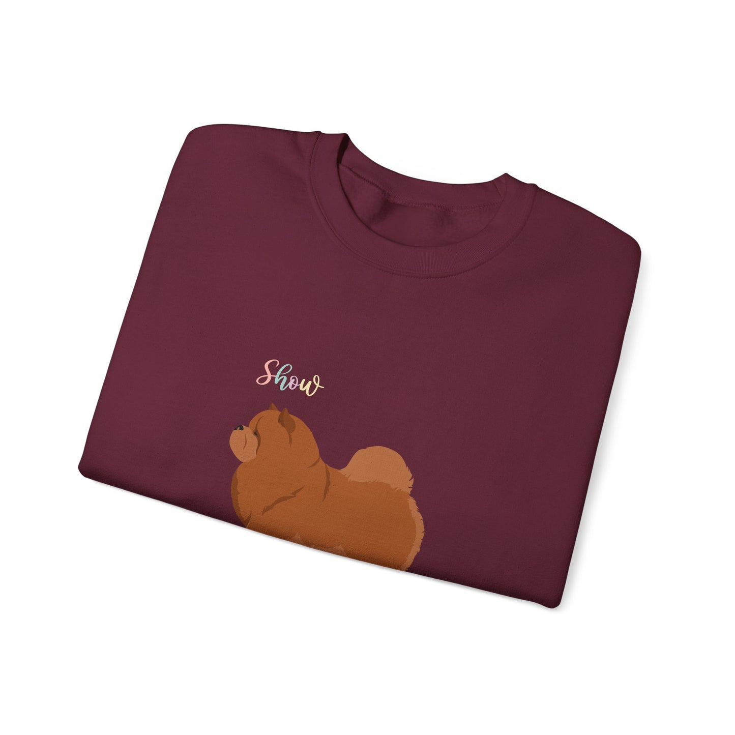 Chow Chow Dog Unisex Heavy Blend Crewneck Sweatshirt
