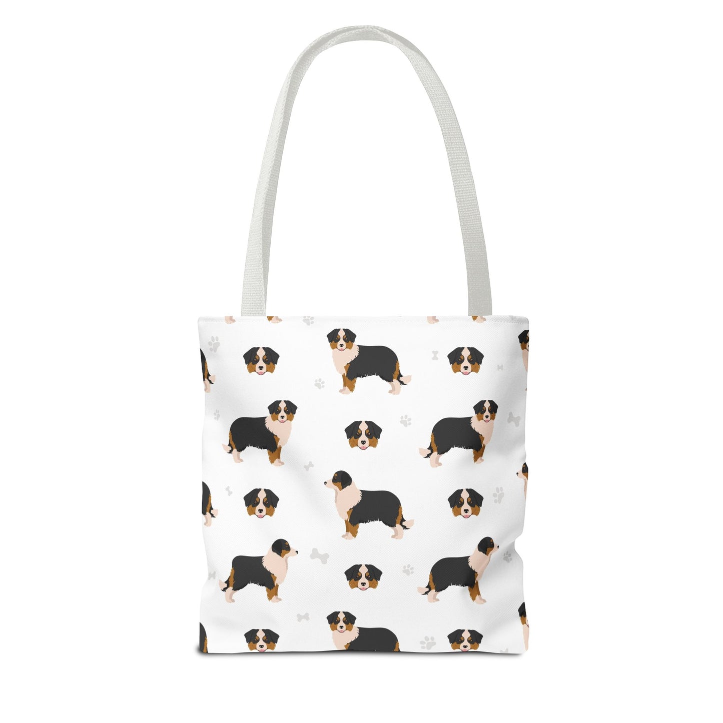 Miniature Australian Shepherd Dog Tote Bag, Aussie Dog Mom Gift