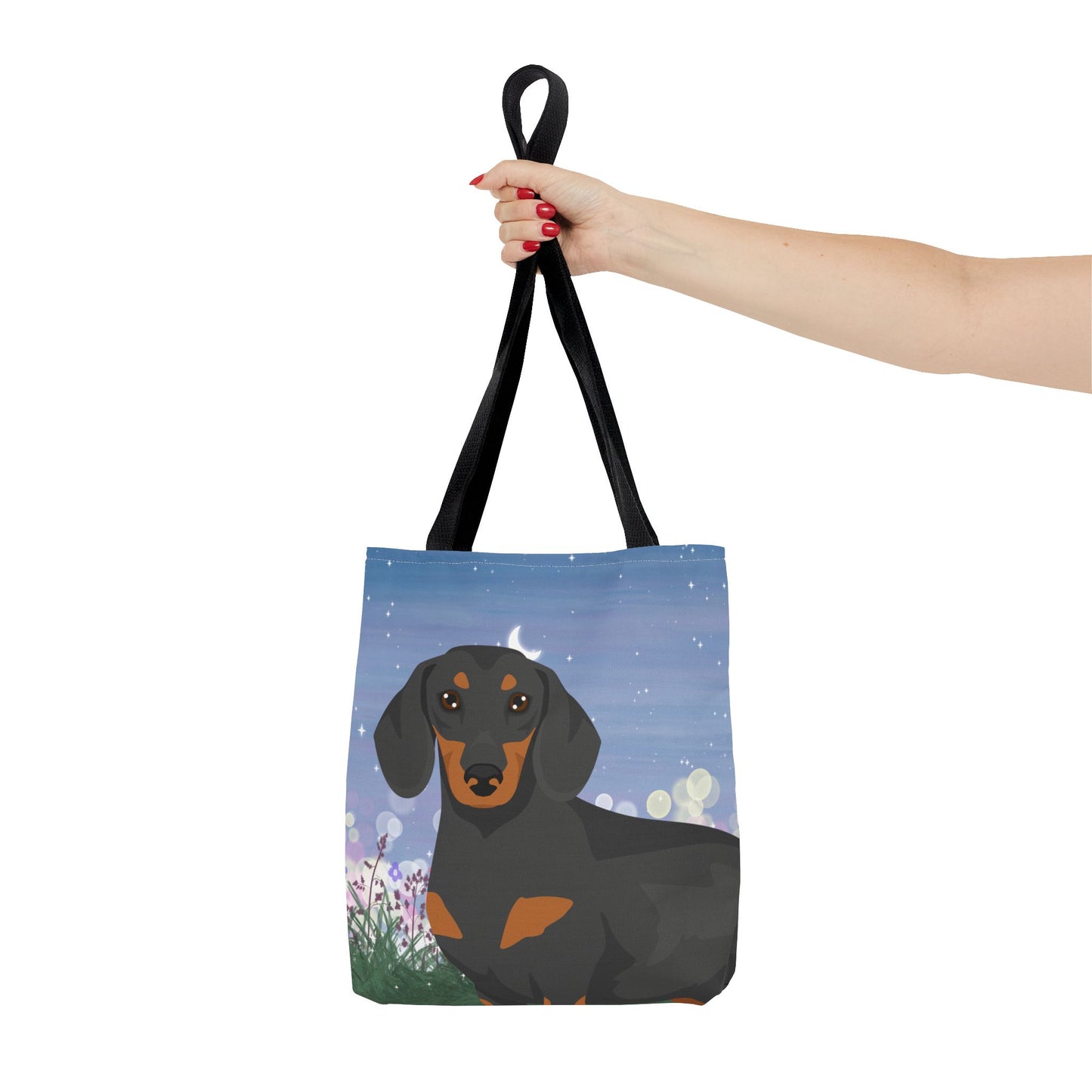 Dachshund Dog Tote Bag 13x13
