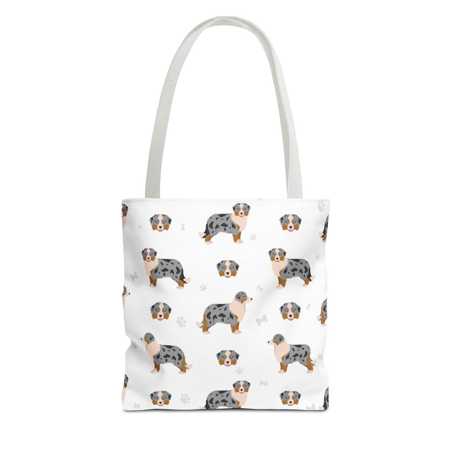 Miniature American Shepherd Dog Tote Bag, Aussie Dog Mom Gift