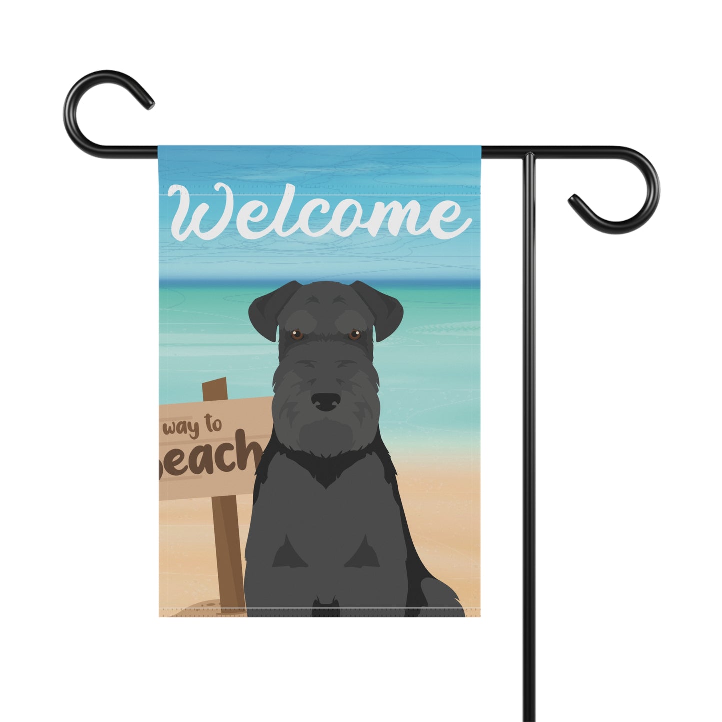Schnauzer Dog Garden Flag