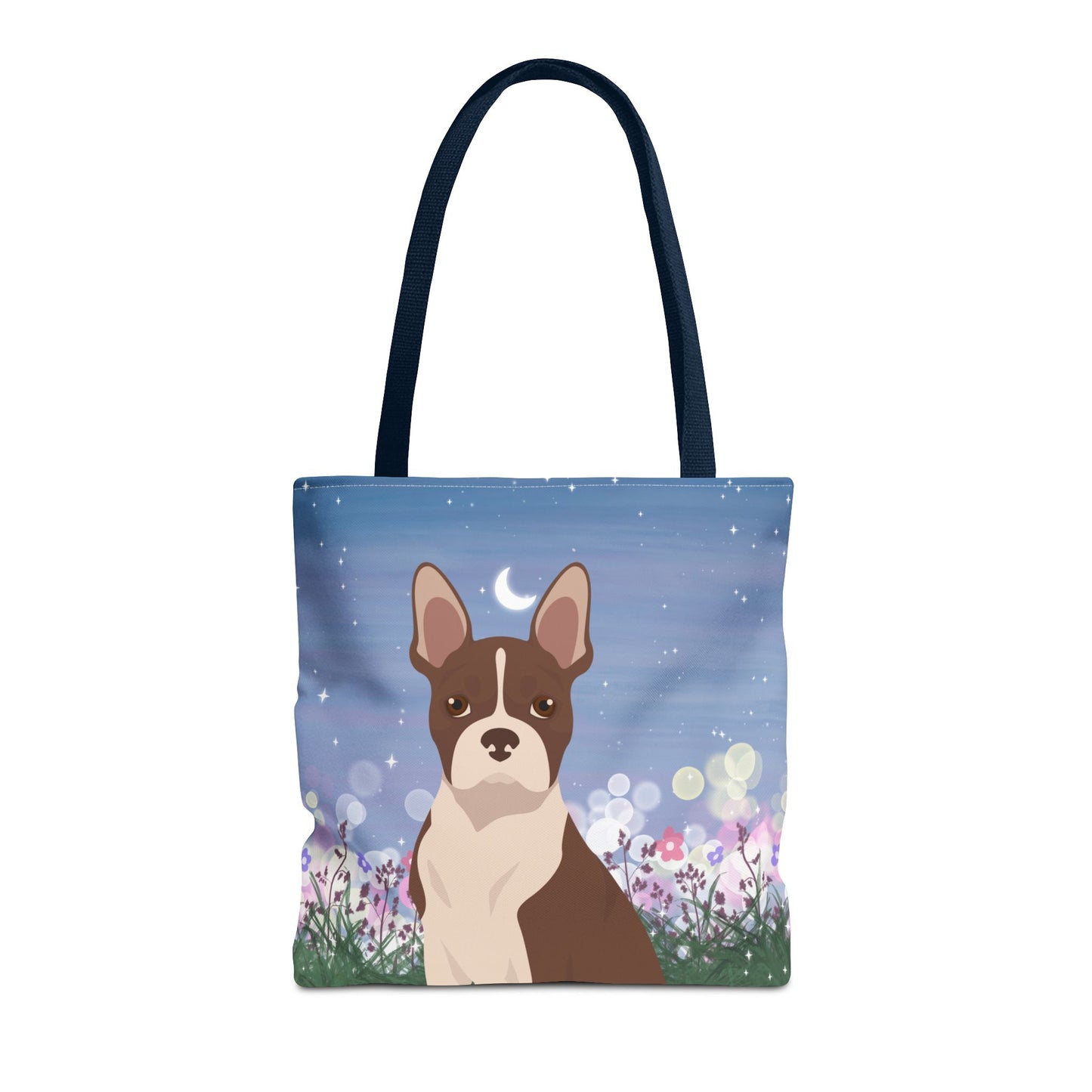 Boston Terrier Dog Tote Bag 16x16