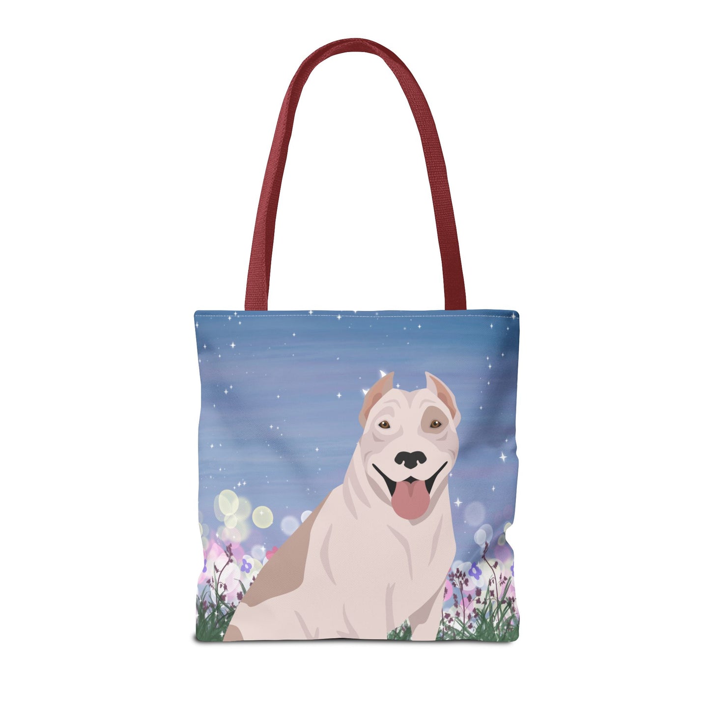 Pit Bull Dog Tote Bag 16x16