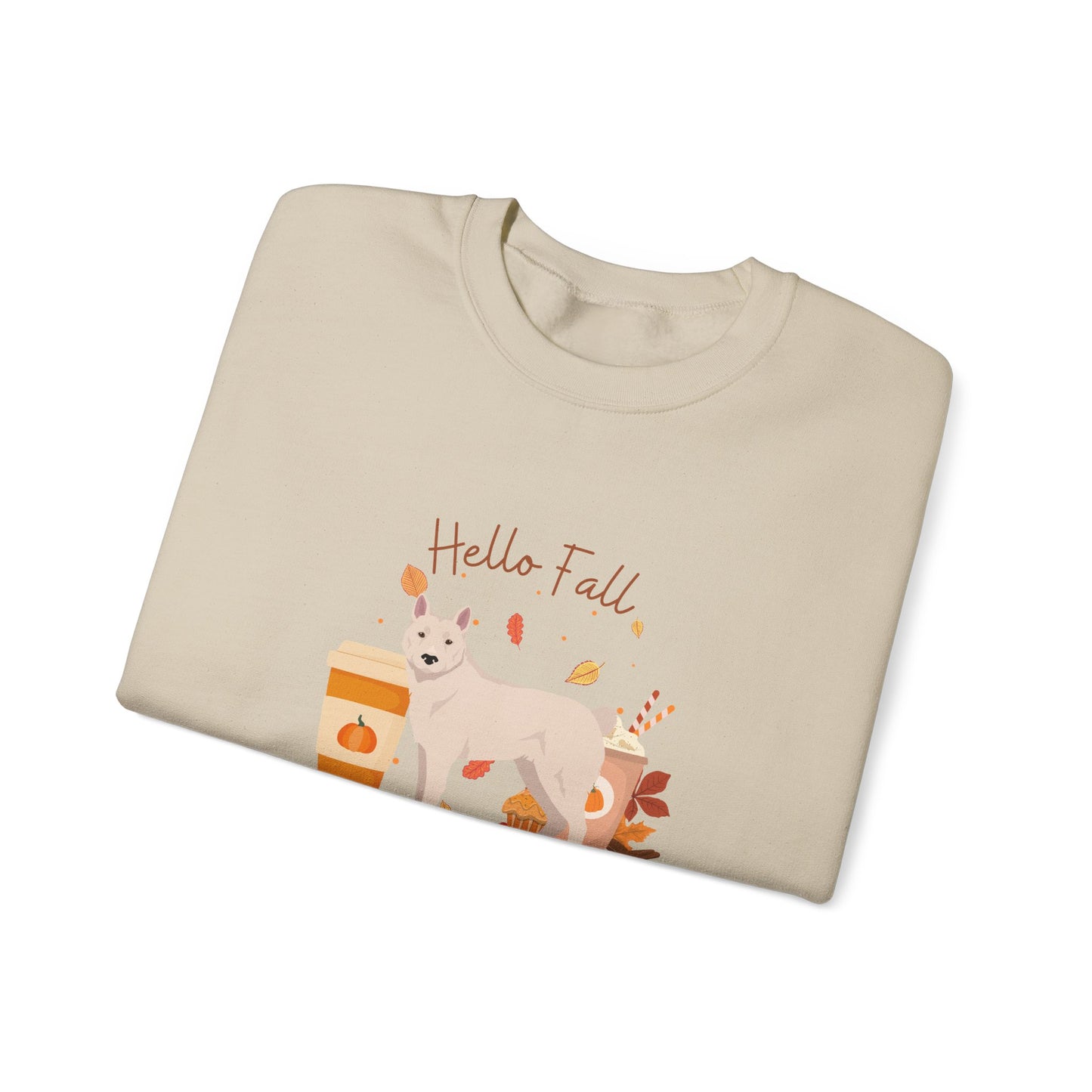 Donggyeongi Dog Fall Unisex Heavy Blend Crewneck Sweatshirt