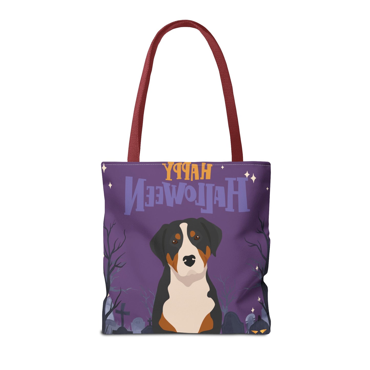 Greater Swiss Mountain Dog Dog Happy Halloween Tote Bag 16x16