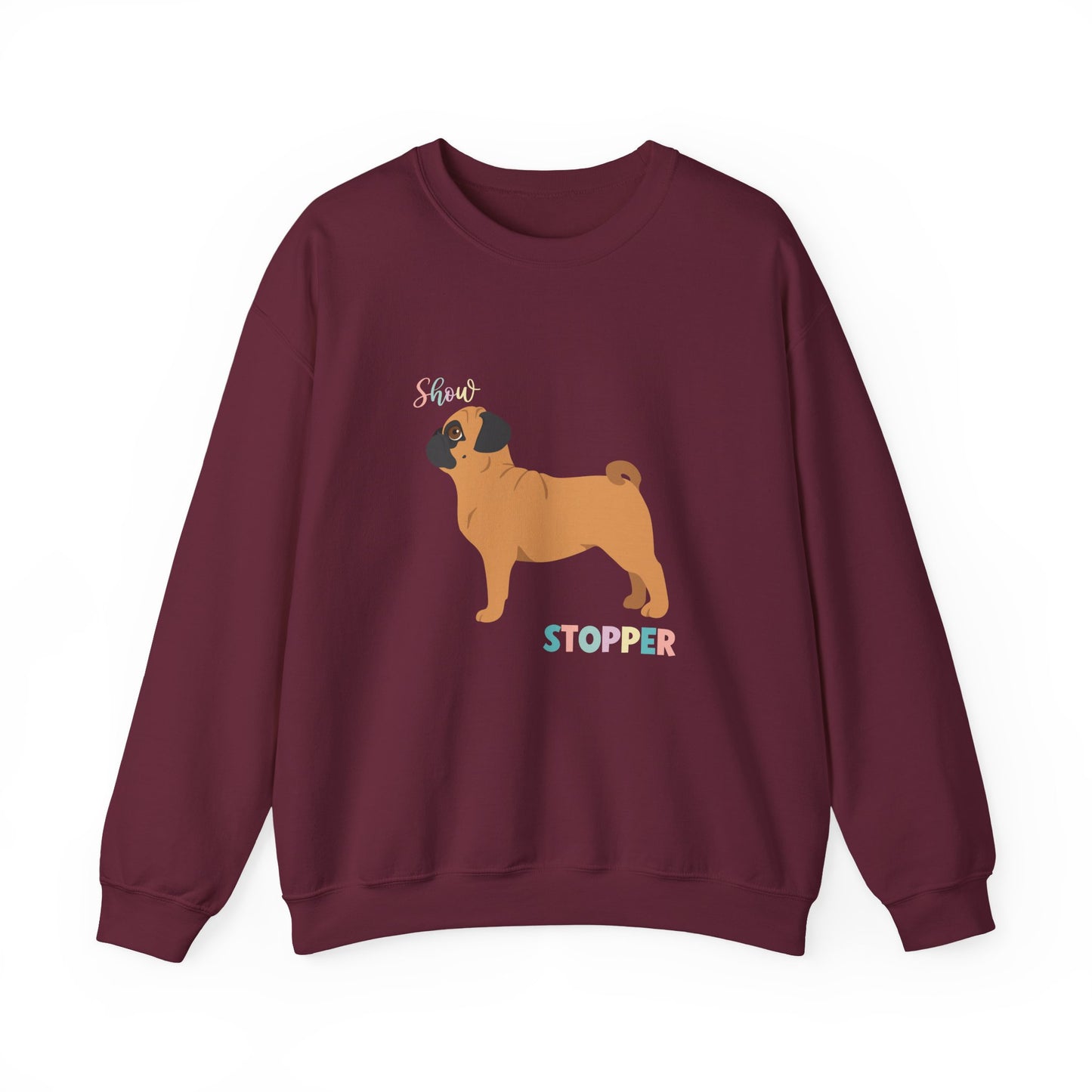 Pug Dog Unisex Heavy Blend Crewneck Sweatshirt