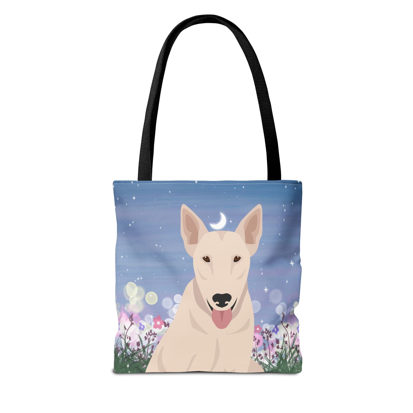 Bull Terrier Dog Tote Bag 13x13