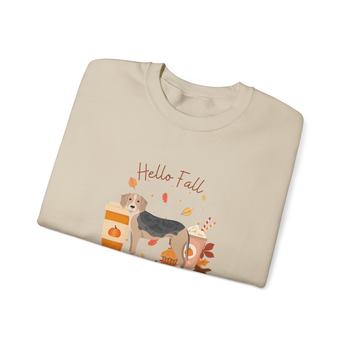 Dunker Dog Fall Unisex Heavy Blend Crewneck Sweatshirt