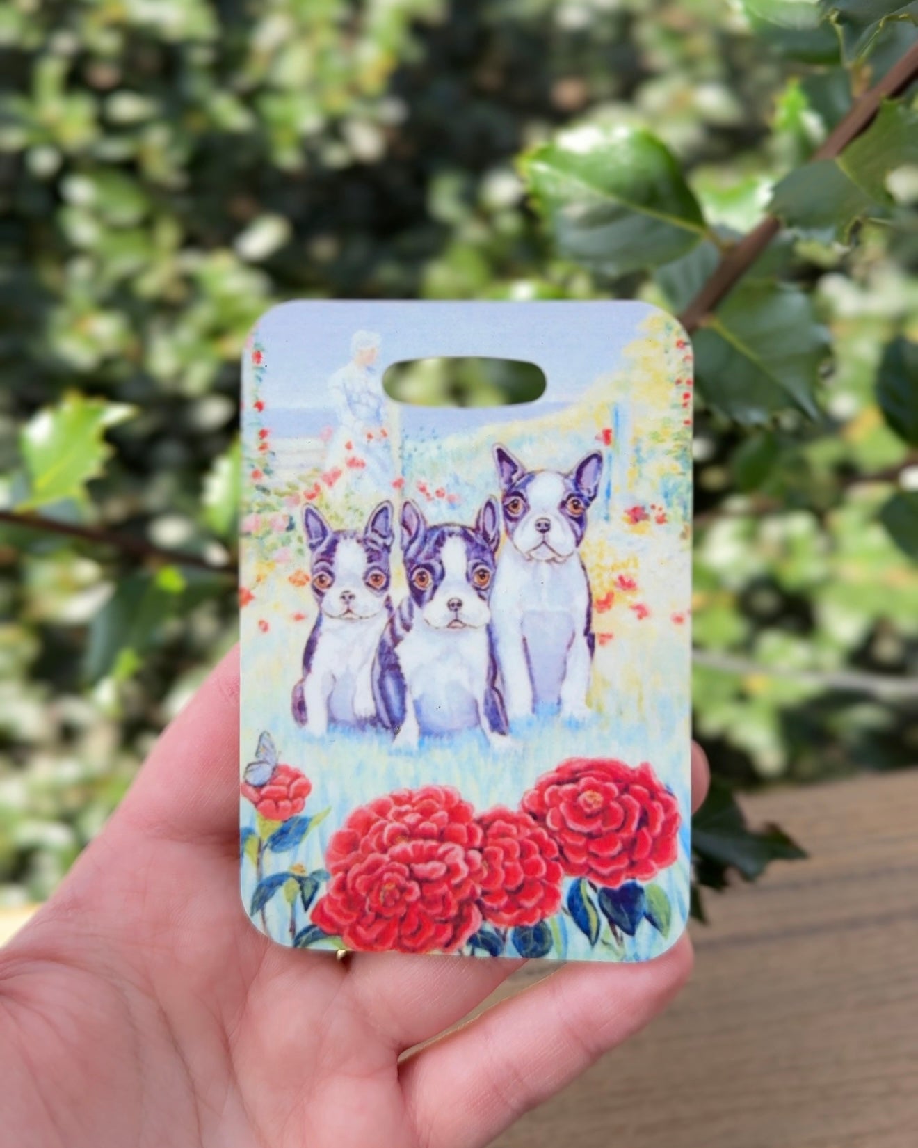 Boston Terrier Dog Luggage Tag