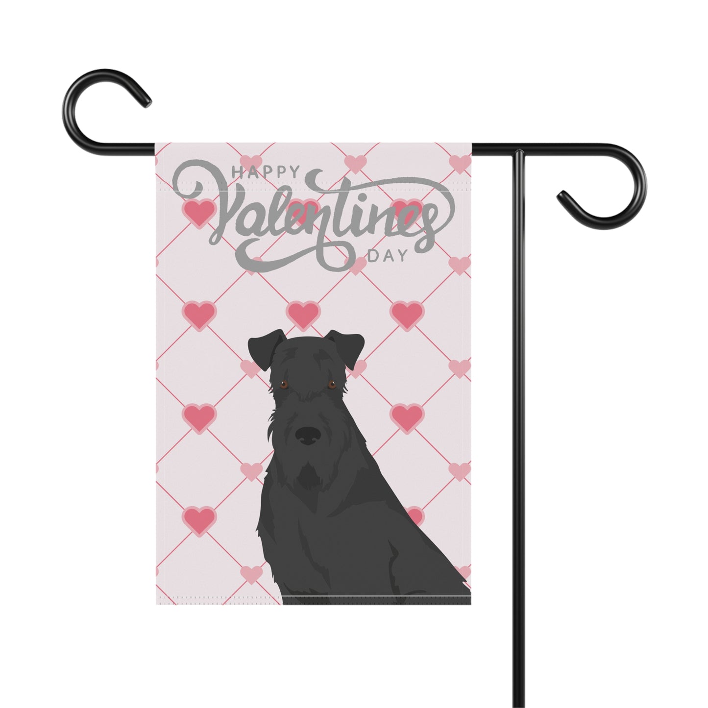 Kerry Blue Terrier Dog Valentines Day Garden Flag