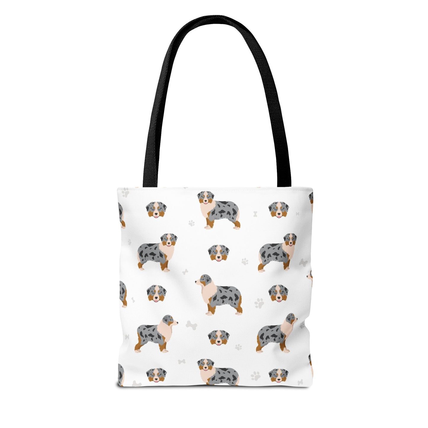Miniature Australian Shepherd Dog Tote Bag, Aussie Dog Mom Gift