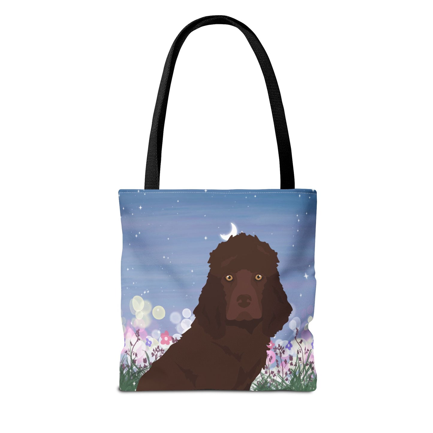 Irish Water Spaniel Dog Tote Bag 13x13