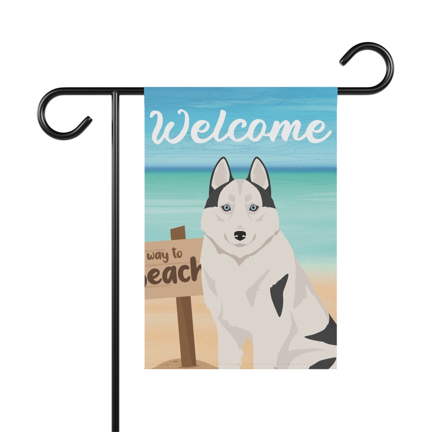 Siberian Husky Dog Garden Flag