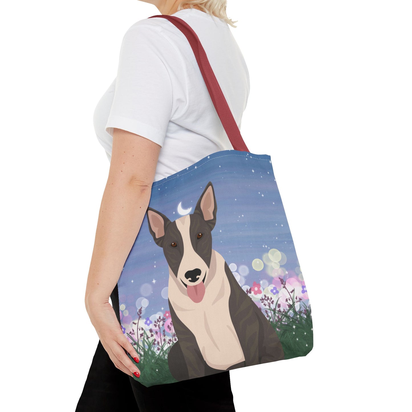 Bull Terrier Dog Tote Bag 16x16