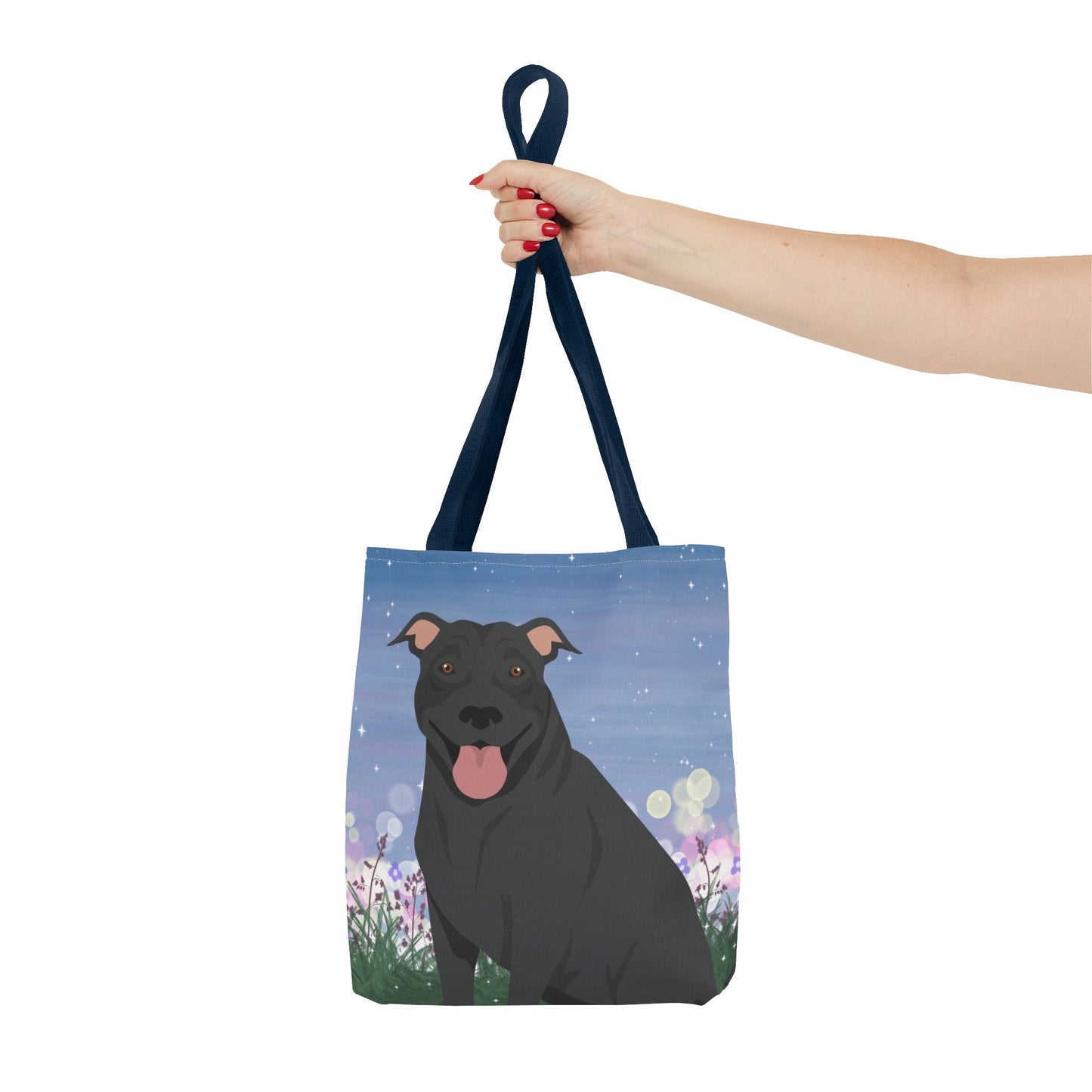 Pit Bull Dog Tote Bag 13x13