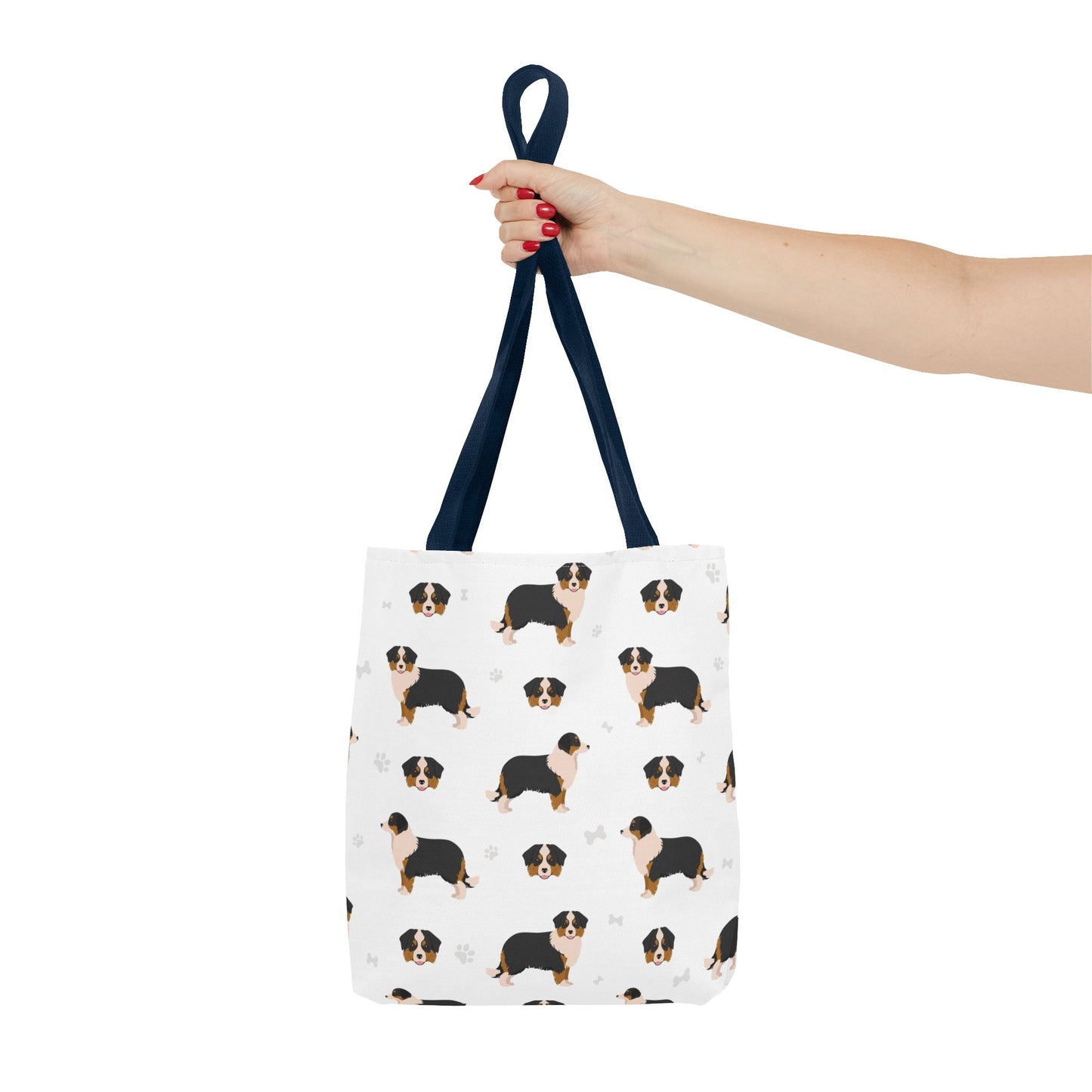 Miniature Australian Shepherd Dog Tote Bag, Aussie Dog Mom Gift