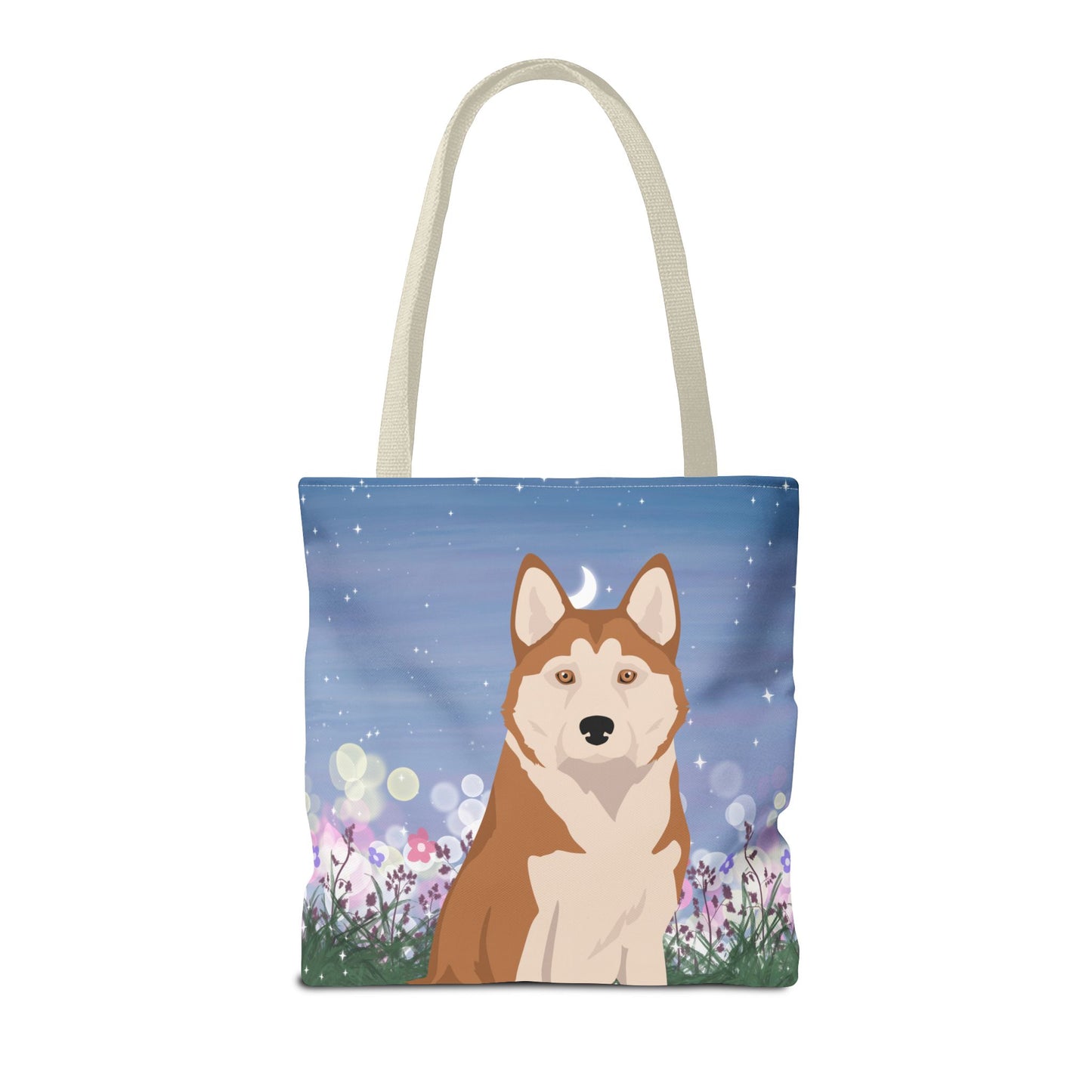 Alaskan Husky Dog Tote Bag 16x16