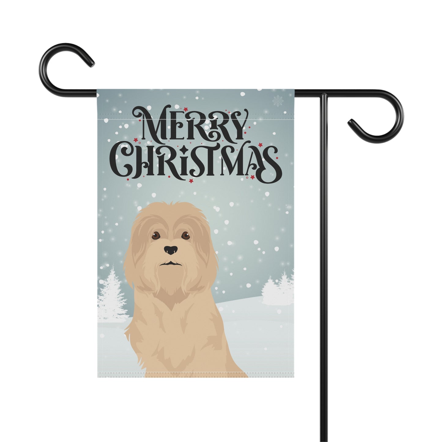 Lowchen Dog Garden Flag