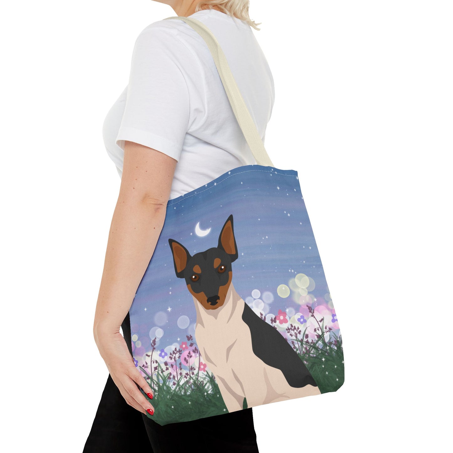 Brazilian Terrier Dog Tote Bag 16x16