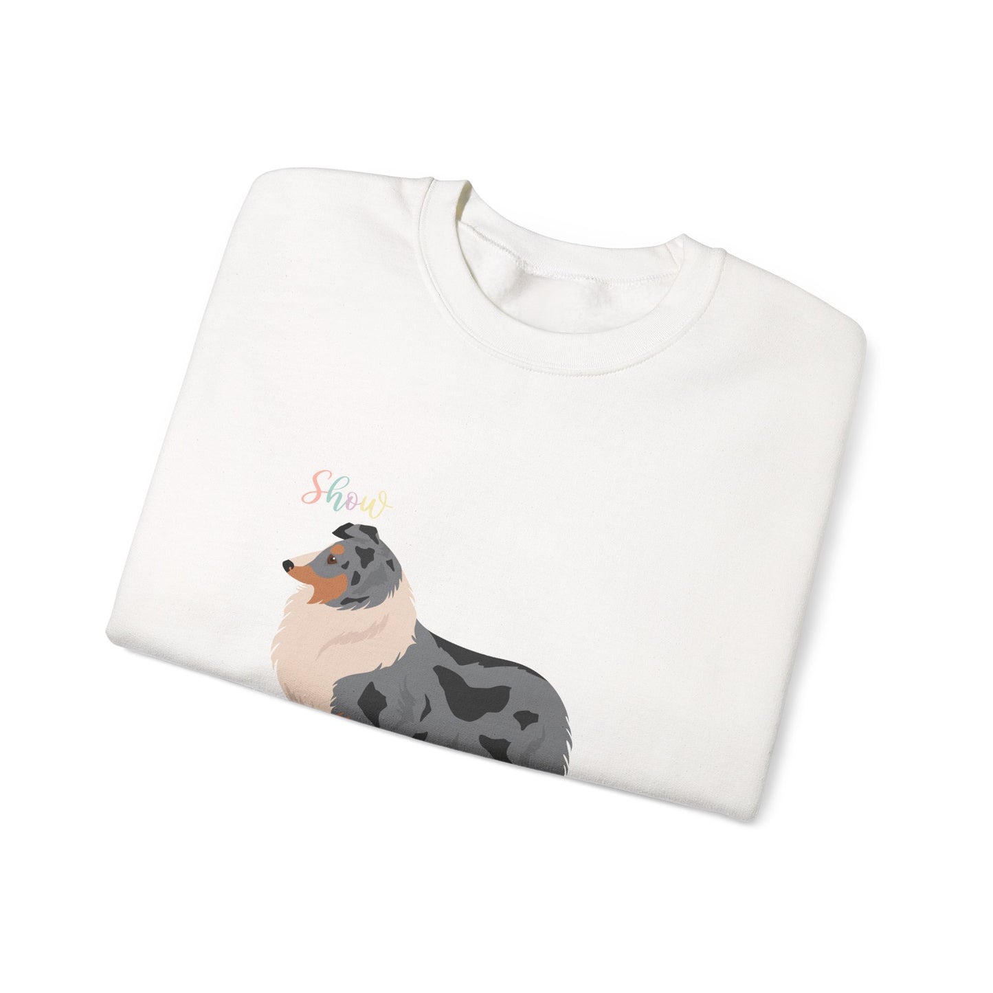 Shetland Sheepdog Dog Unisex Heavy Blend Crewneck Sweatshirt
