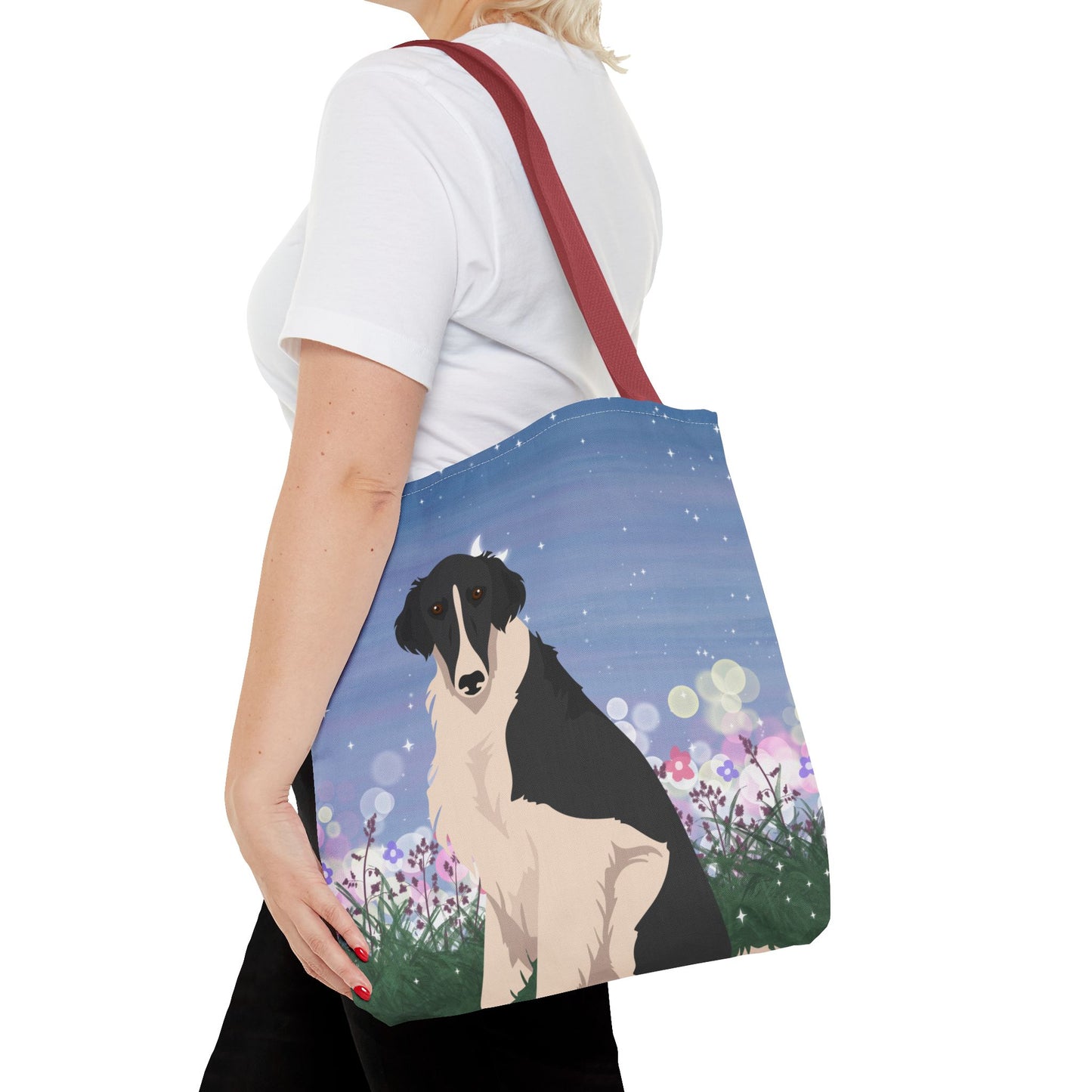 Borzoi Dog Tote Bag 16x16