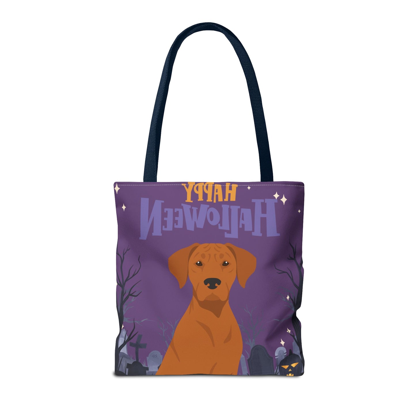 Rhodesian Ridgeback Dog Happy Halloween Tote Bag 16x16