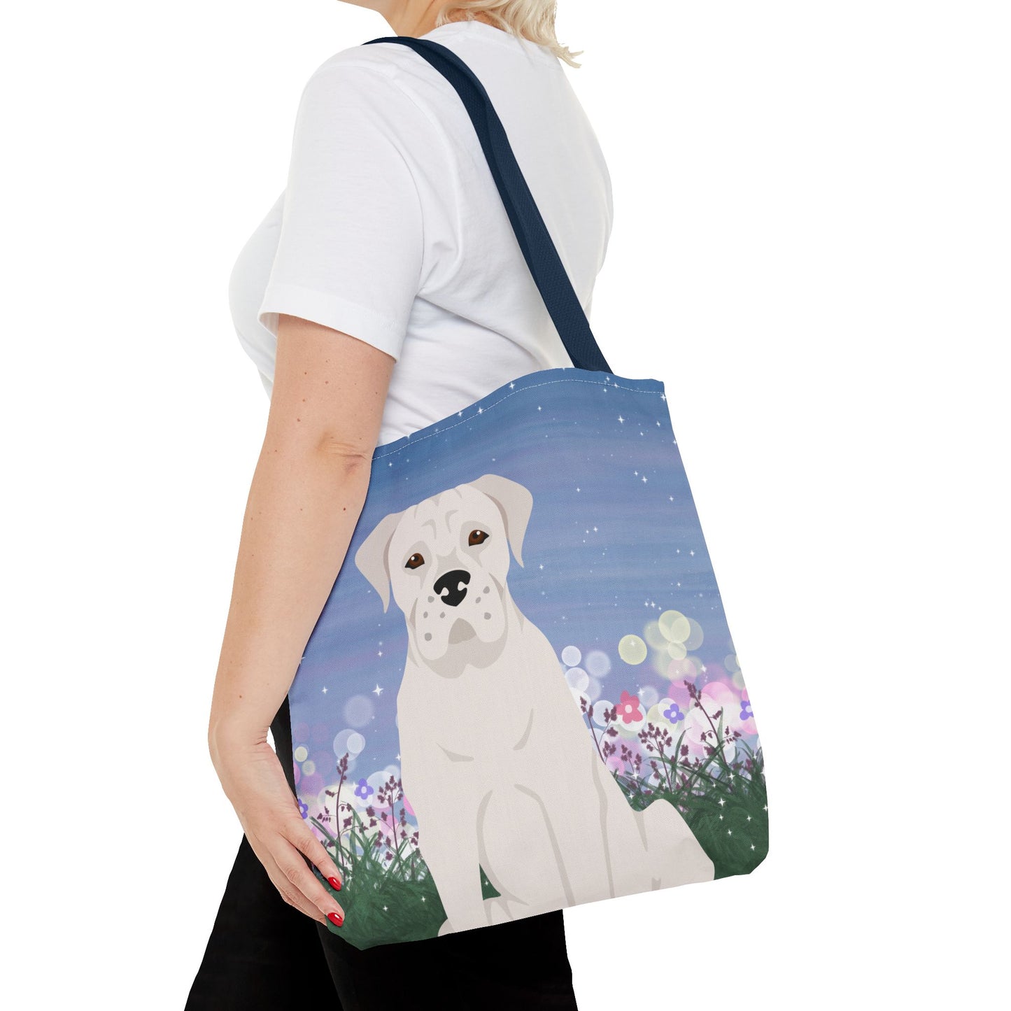 Dogo Argentino Dog Tote Bag 16x16