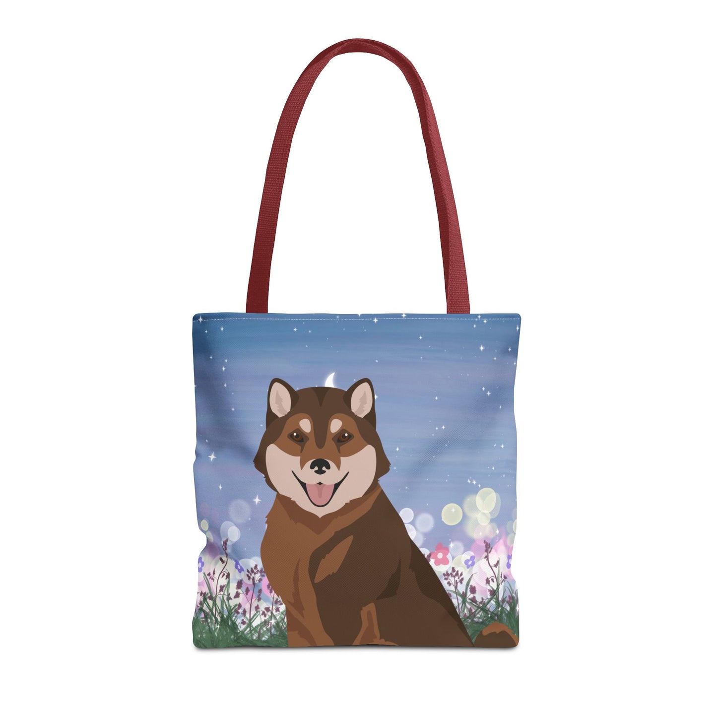 Hokkaido Dog Tote Bag 16x16