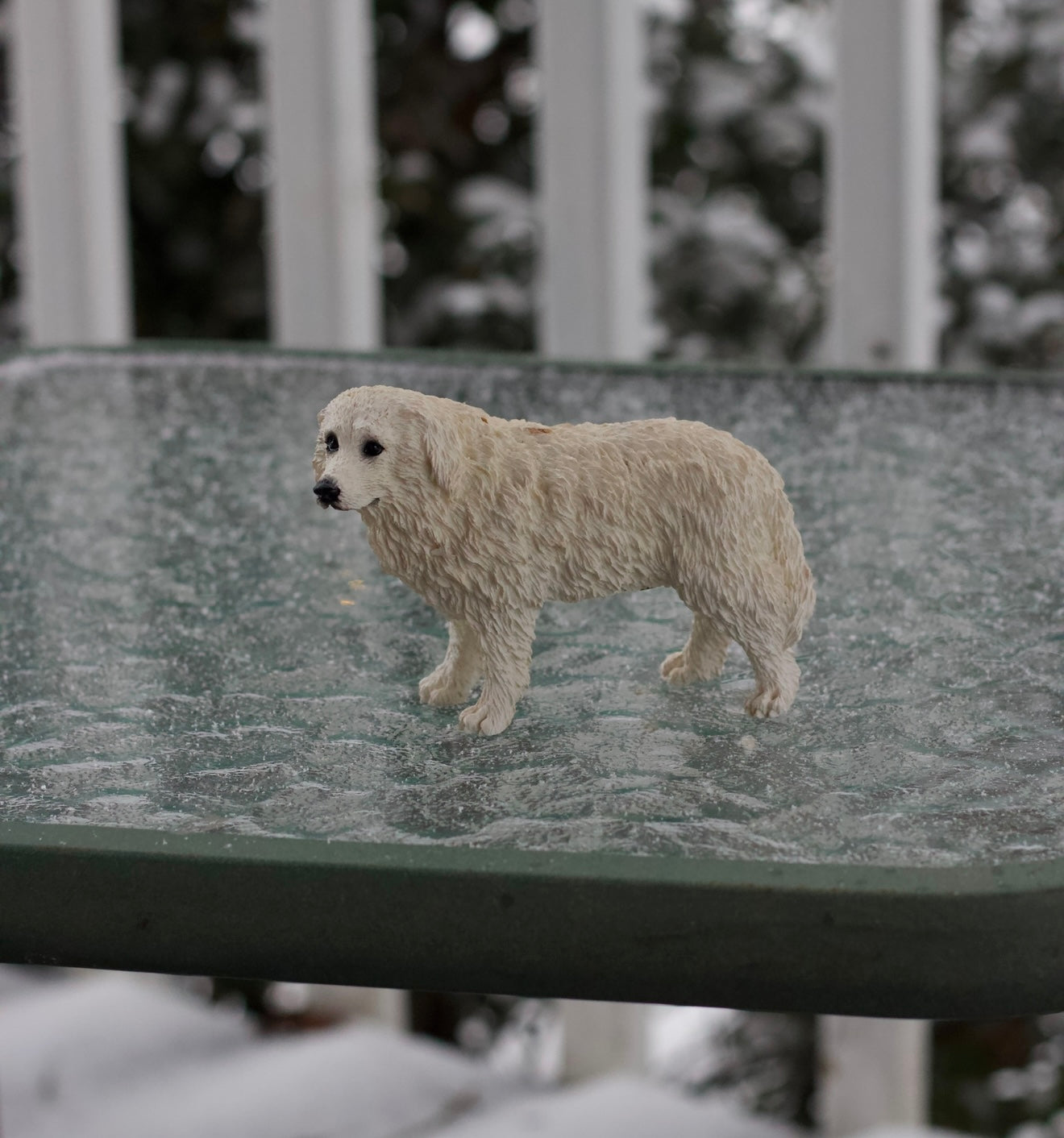 Great Pyrenees Dog Figurine