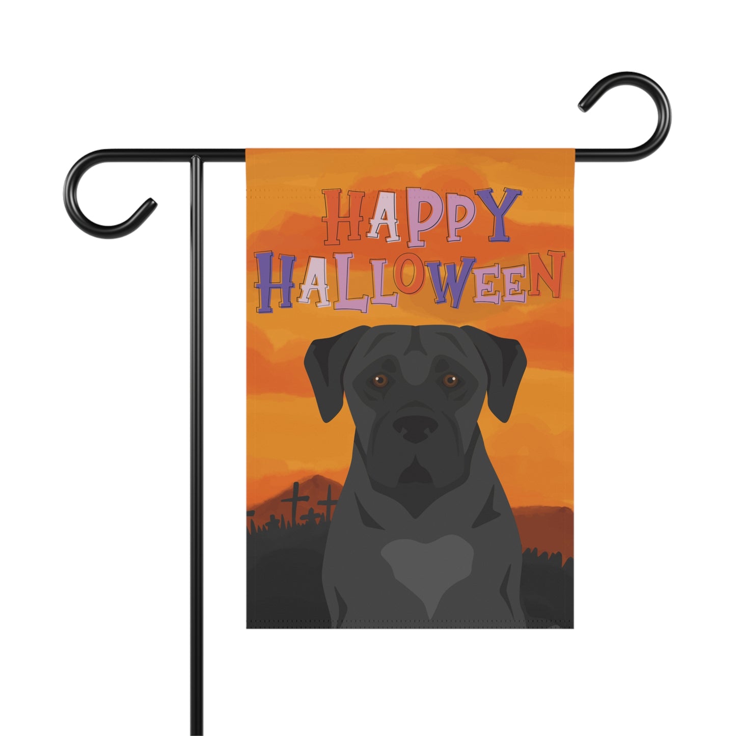 Boerboel Dog Halloween Garden Flag