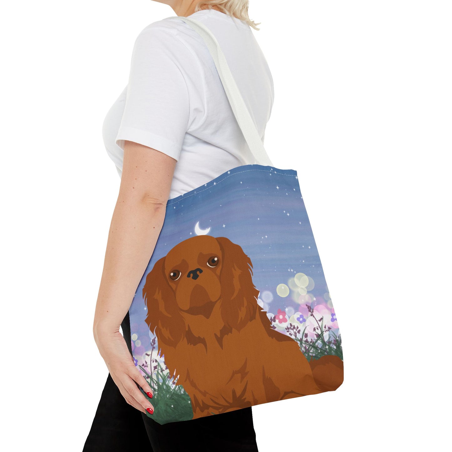 English Toy Spaniel Dog Tote Bag 16x16
