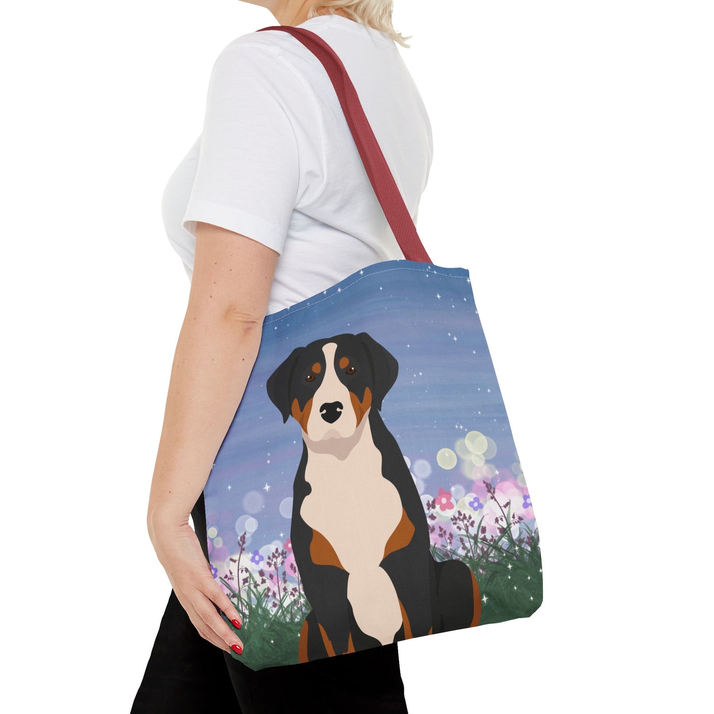 Great Swiss Mountain Dog Dog Tote Bag 16x16