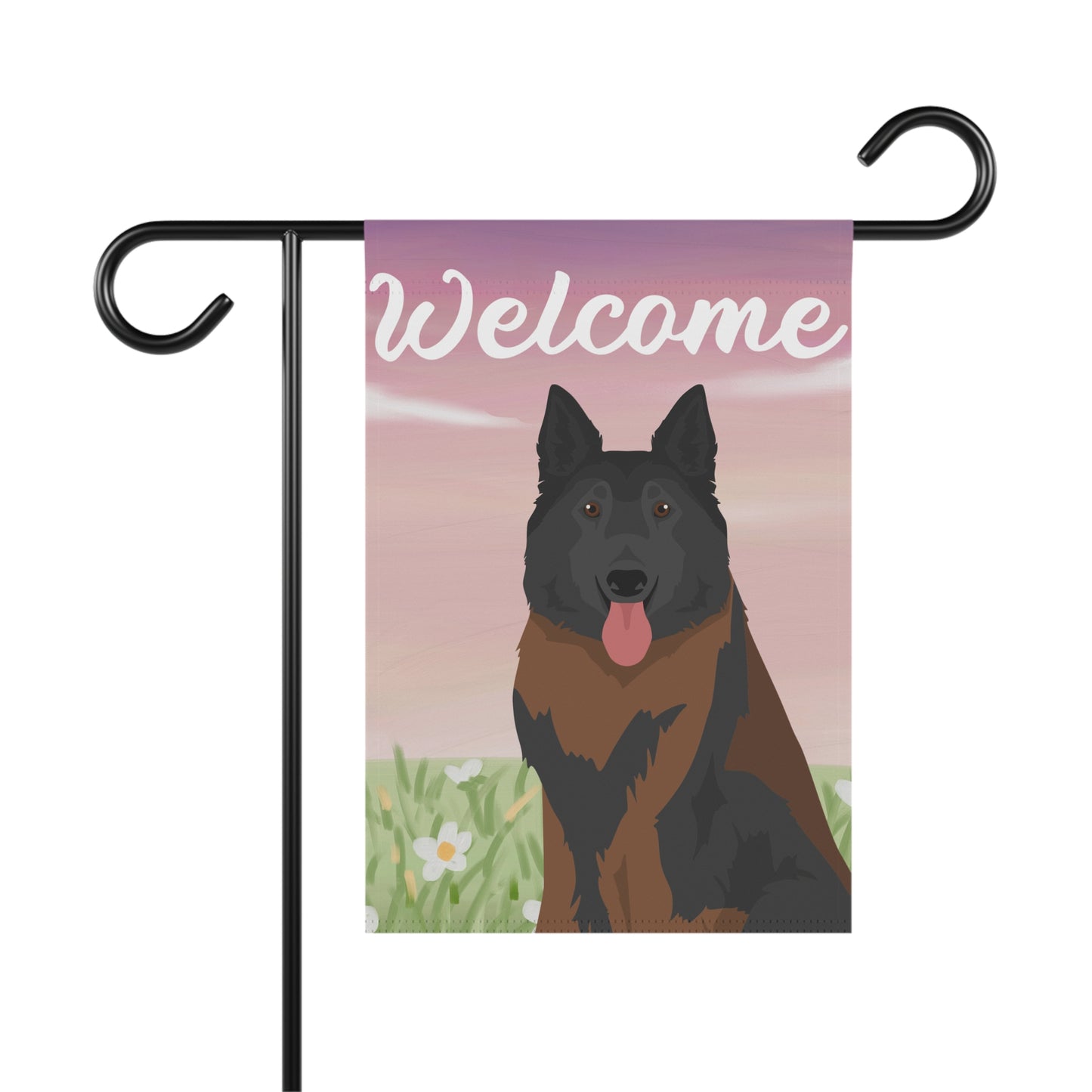 Belgian Tervuren Dog Welcome Garden Flag
