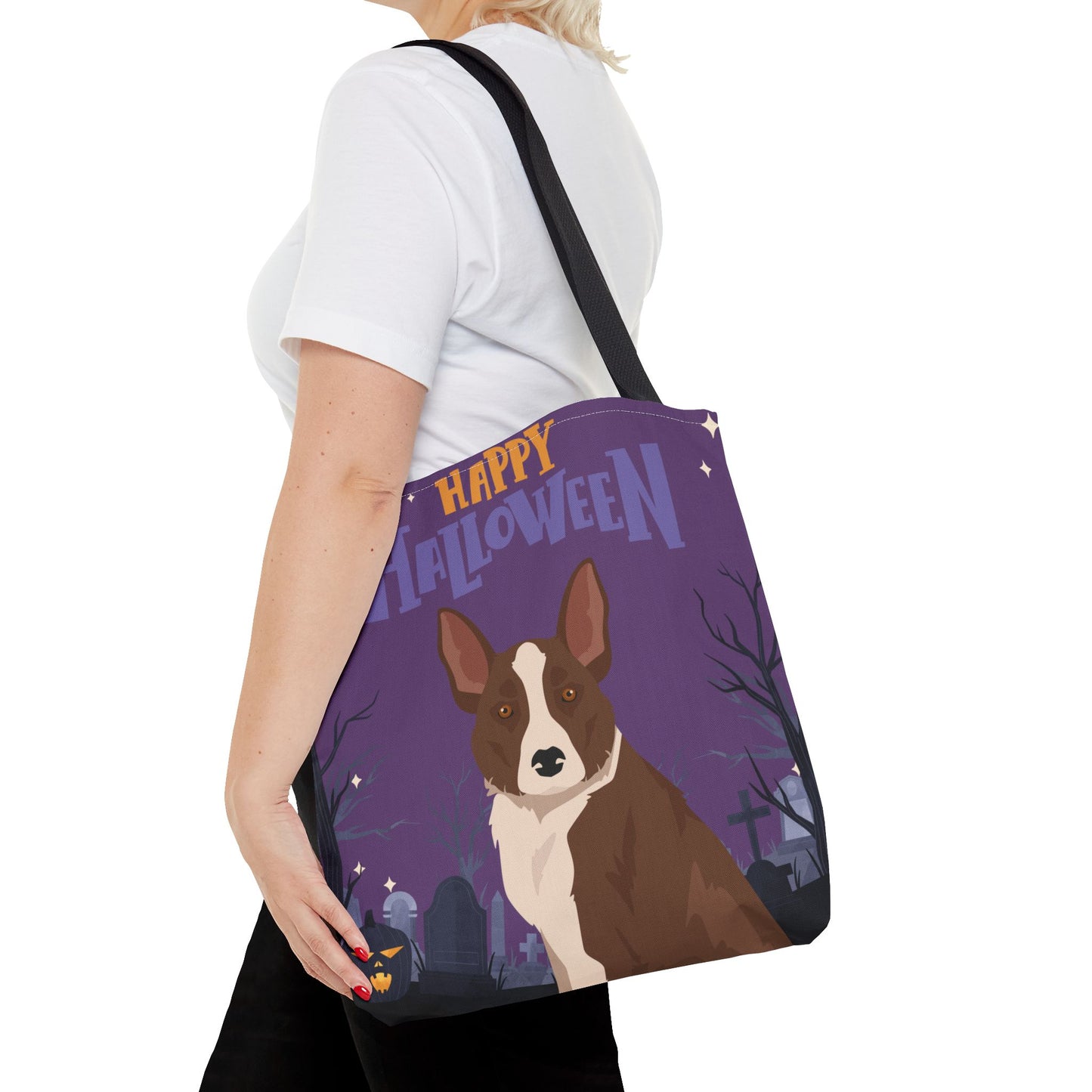 McNab Dog Dog Happy Halloween Tote Bag 16x16