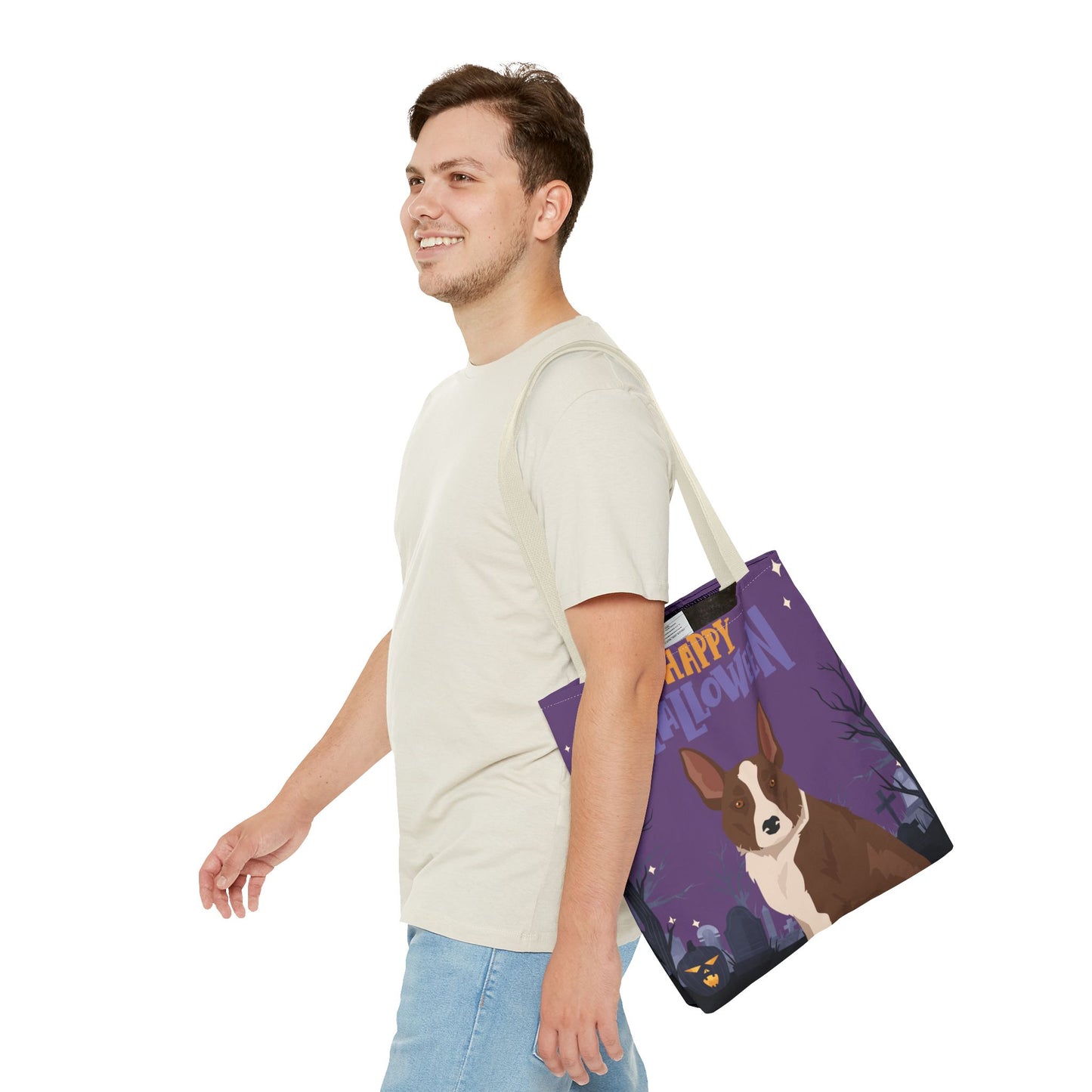 McNab Dog Dog Happy Halloween Tote Bag 16x16