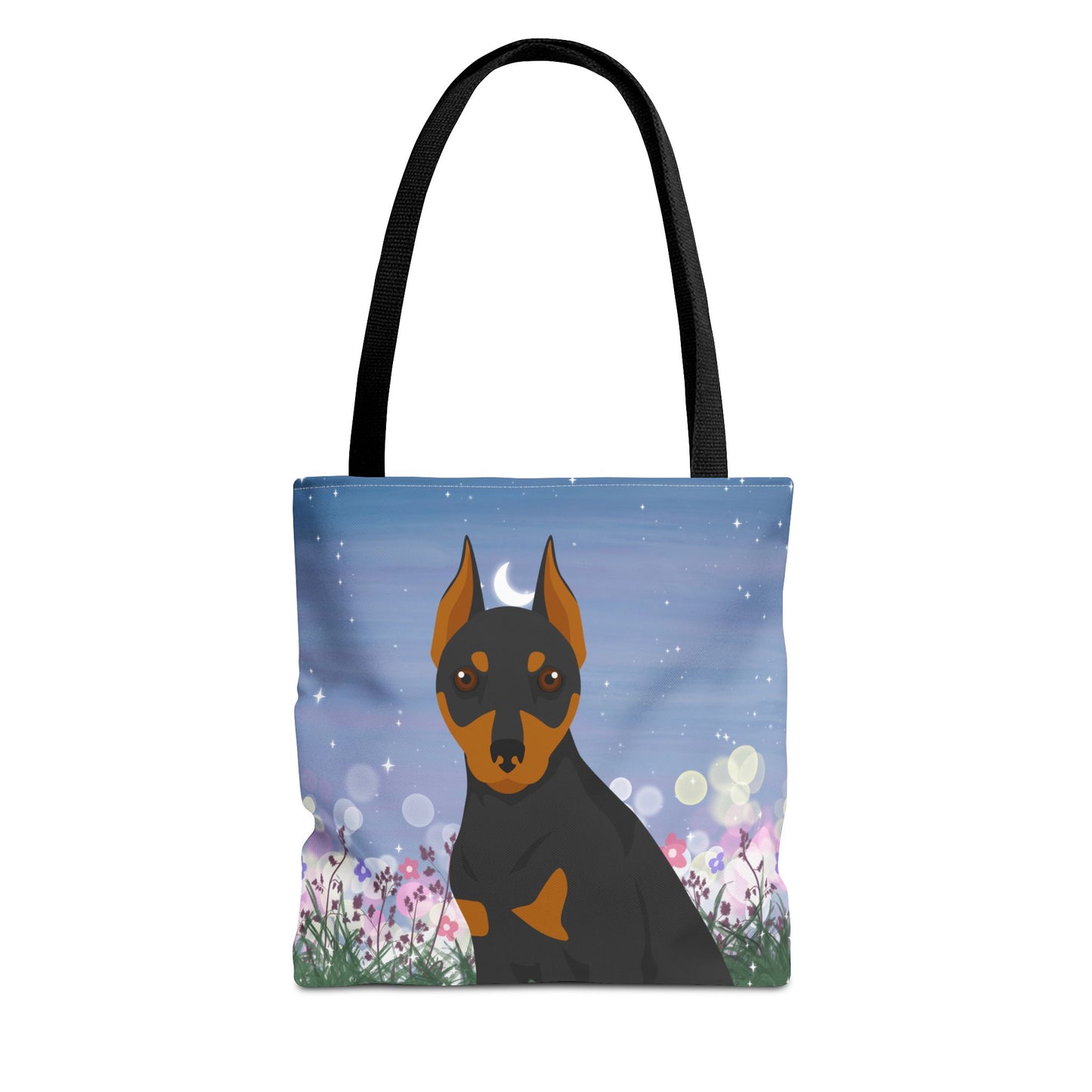 Miniature Pinscher Dog Tote Bag 13x13