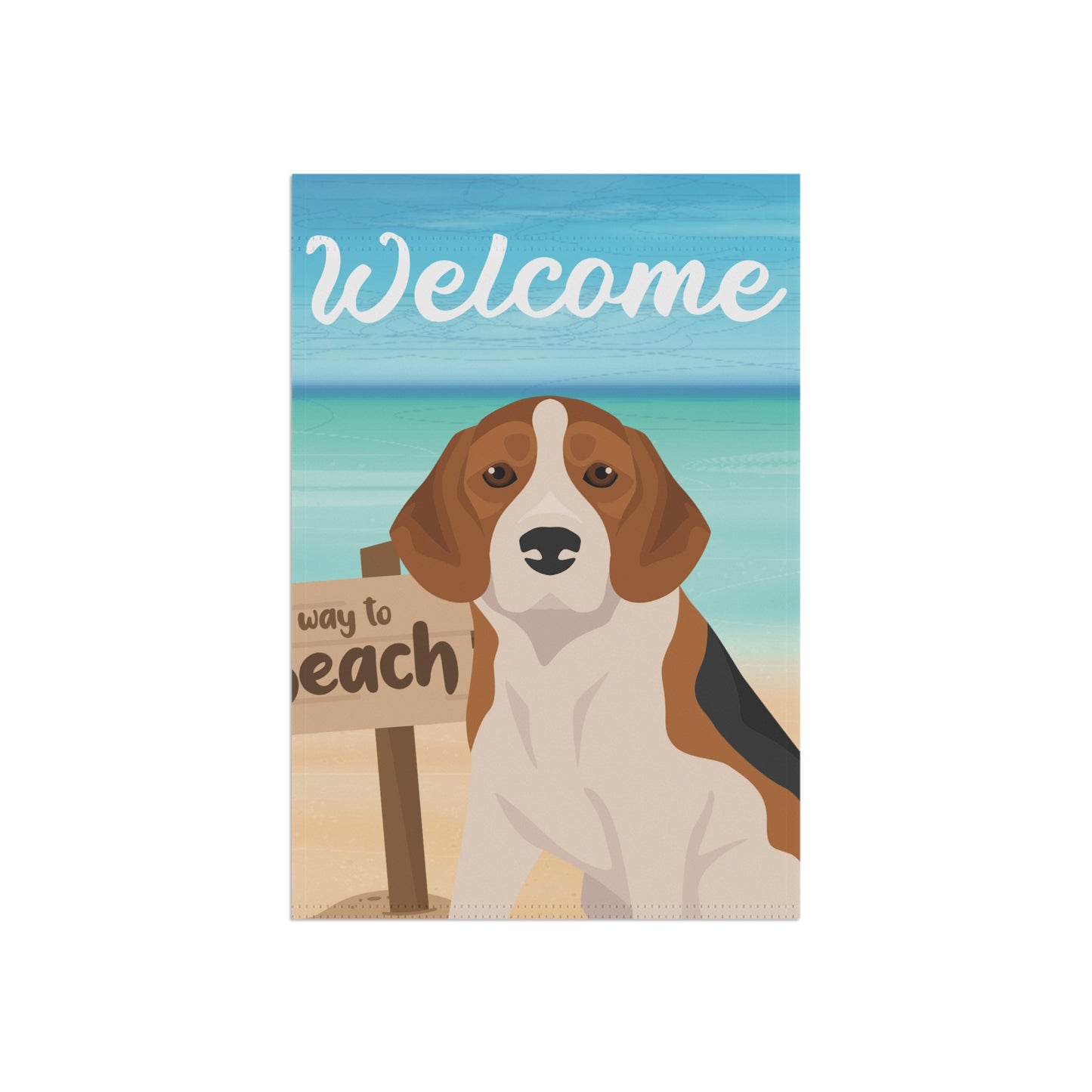 Beagle Dog Garden Flag