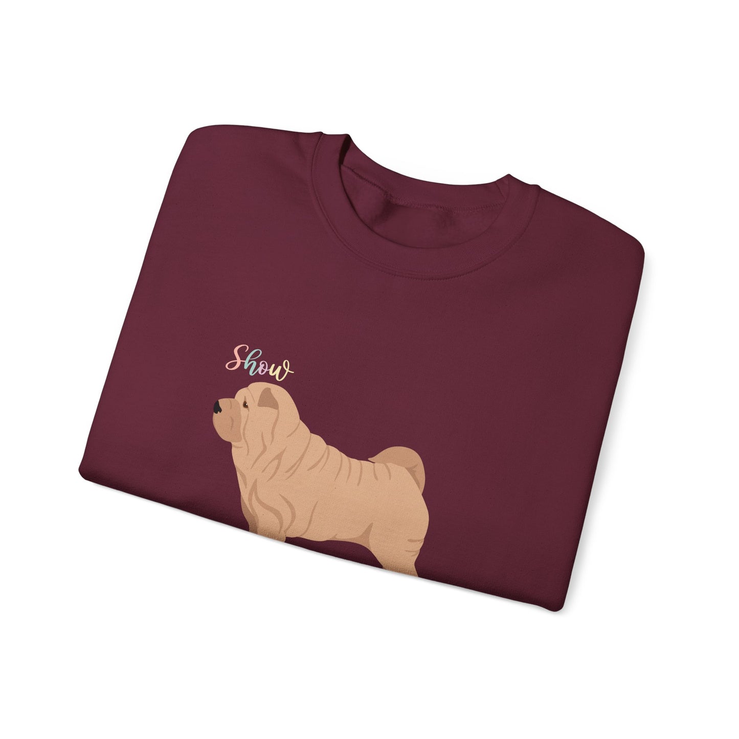 Shar Pei Dog Unisex Heavy Blend Crewneck Sweatshirt