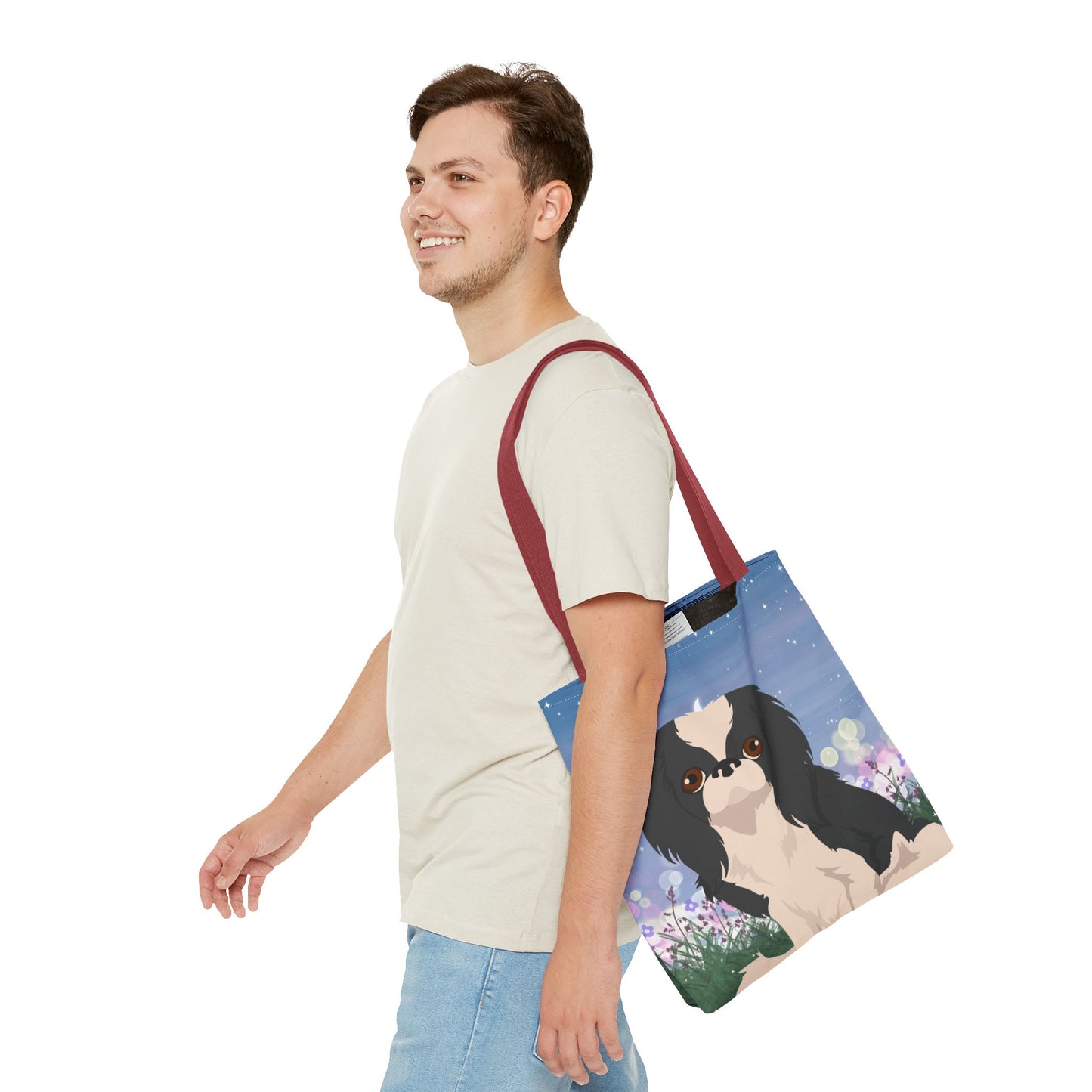 Japanese Chin Dog Tote Bag 16x16