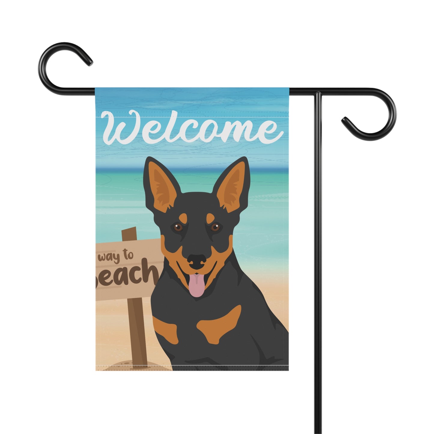 Lancashire Heeler Dog Garden Flag
