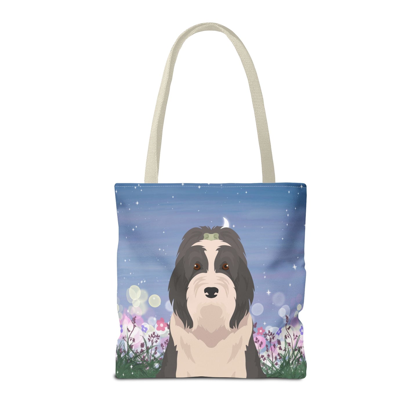 Bearded Collie Dog Tote Bag 16x16