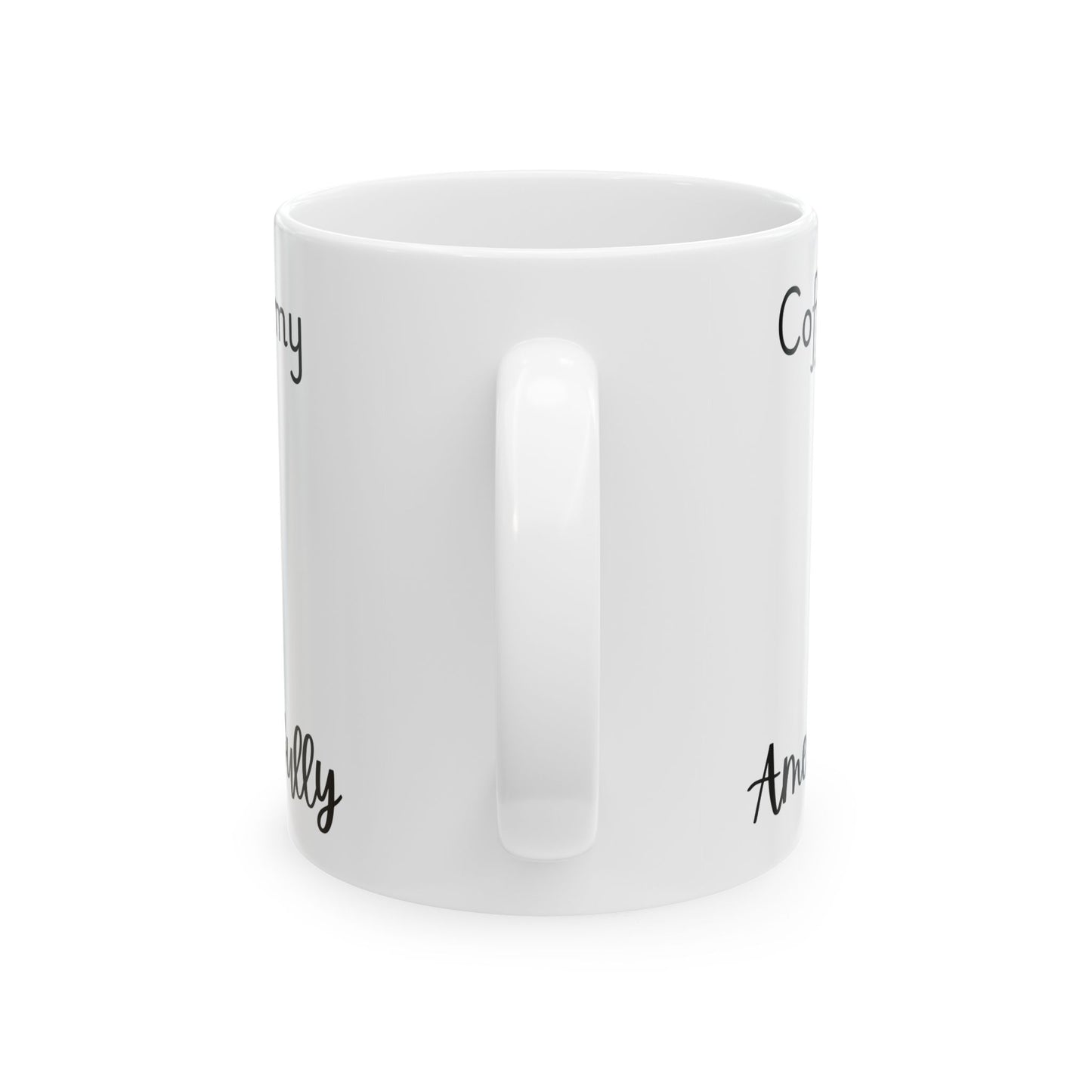 Coffee and My American Bully Ceramic Mug | Dog Lover Gift, Pet Owner Cup, Cute Mug for Dog Moms, Funny Mug for Coffee Lovers