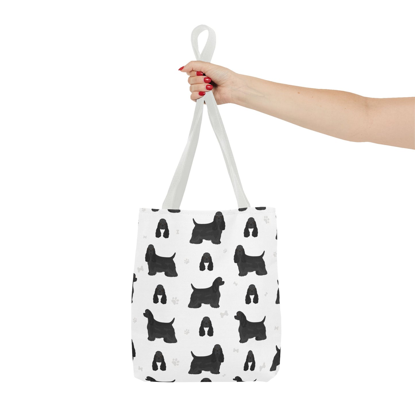American Cocker Spaniel Dog Tote Bag, Cocker Spaniel Dog Mom Gift