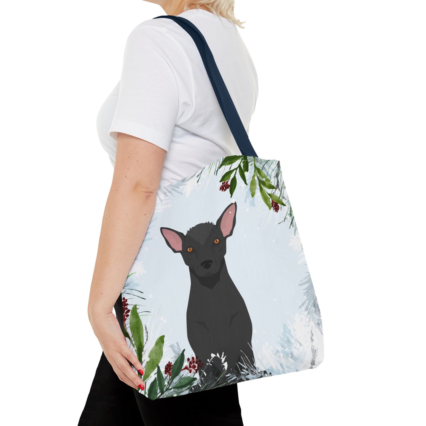 Xoloitzcuintli Dog Christmas Holiday Tote Bag 16x16