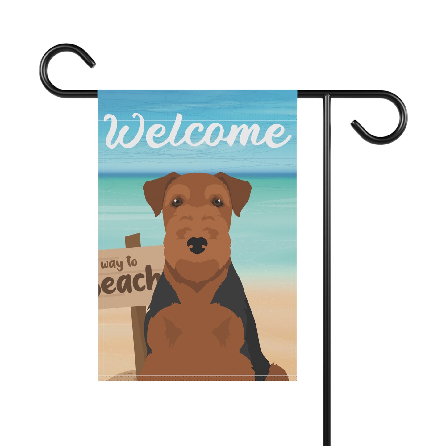 Welsh Terrier Dog Garden Flag