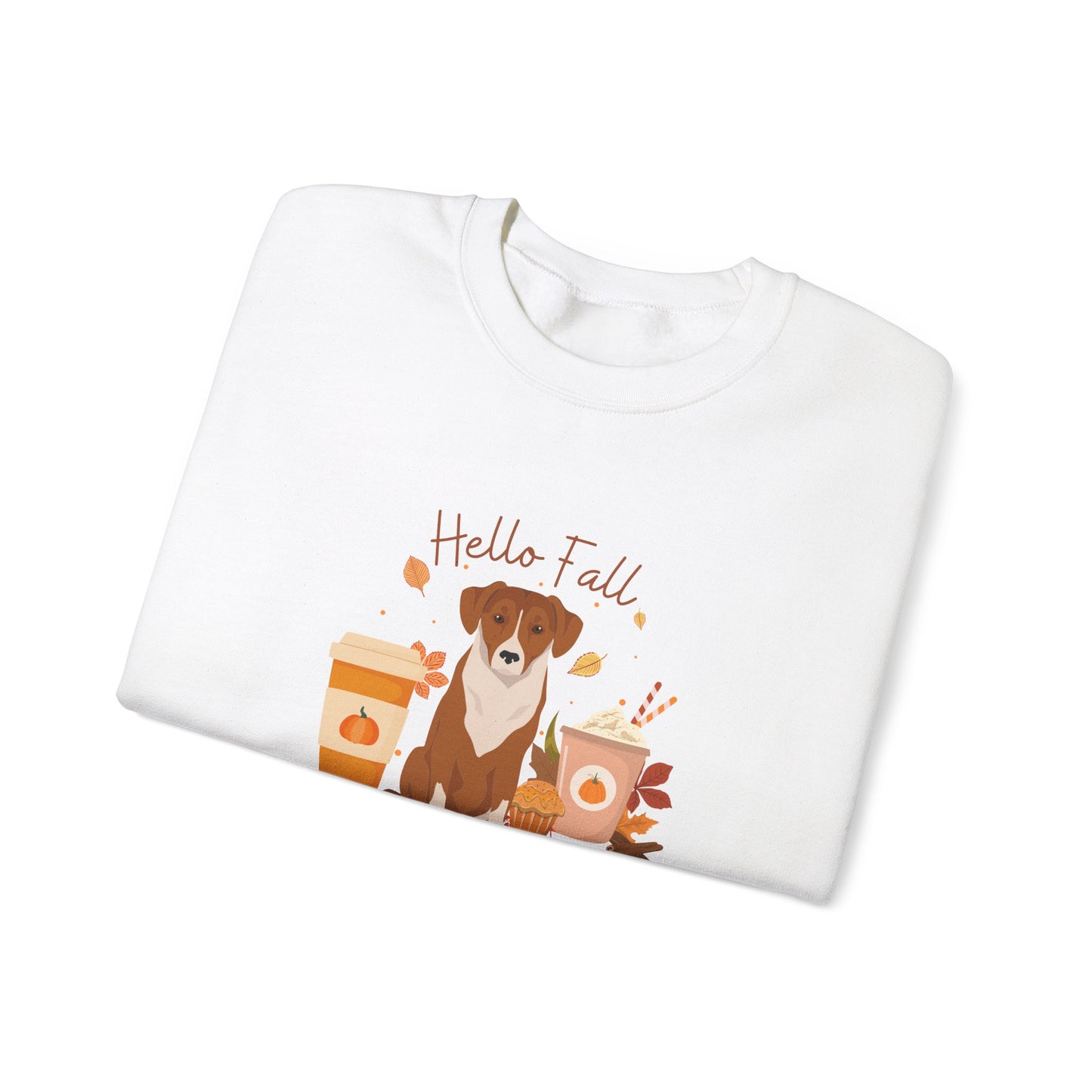 Australian Pinscher Dog Fall Unisex Heavy Blend Crewneck Sweatshirt
