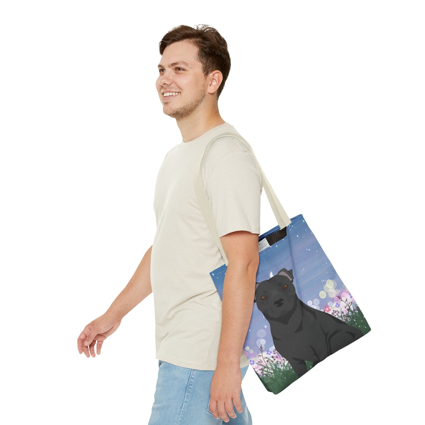 Staffordshire Bull Terrier Dog Tote Bag 16x16