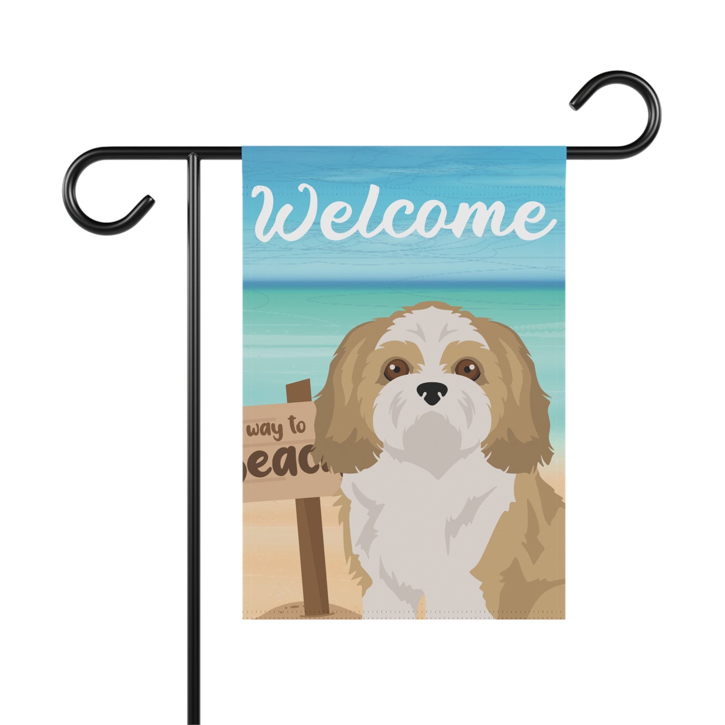Shih Tzu Dog Garden Flag