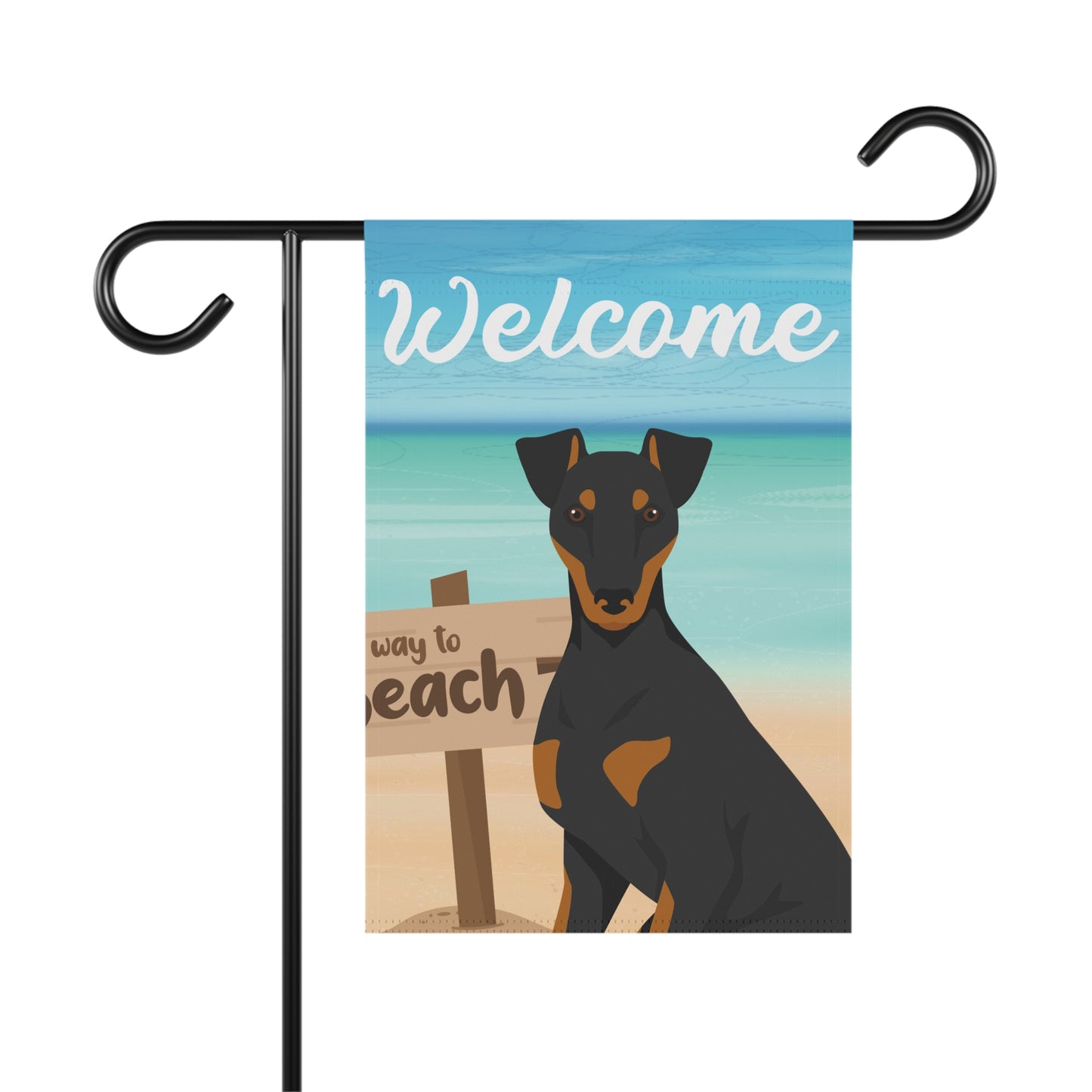 Manchester Terrier Dog Garden Flag